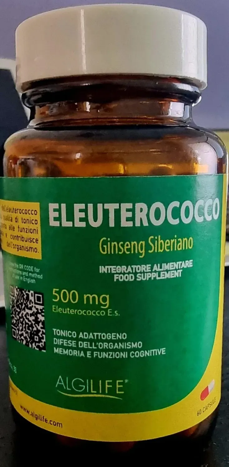 Algilife Eleuterococco Ginseng Siberiano capsule 60 capsule 500 mg