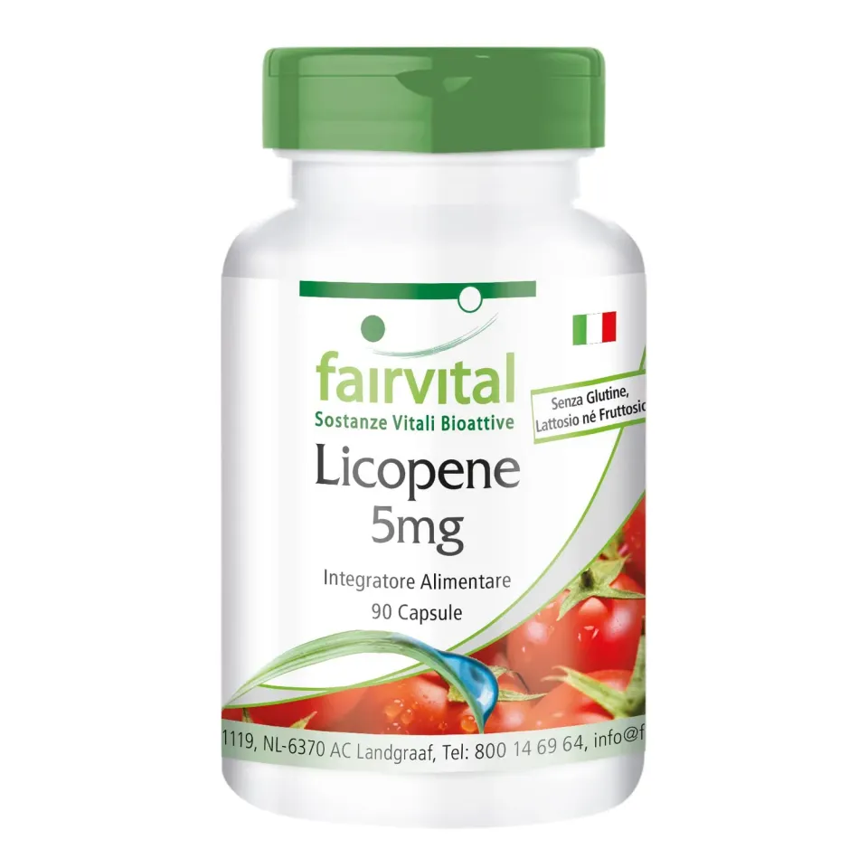 Fairvital Licopene 5 mg Capsule 90 pz Estratto Pomodoro