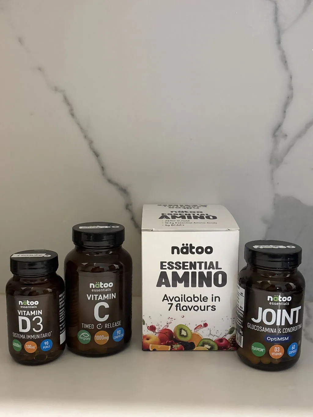 Natoo Performance Essential Amino Bustine 14x14g Gusti Misti
