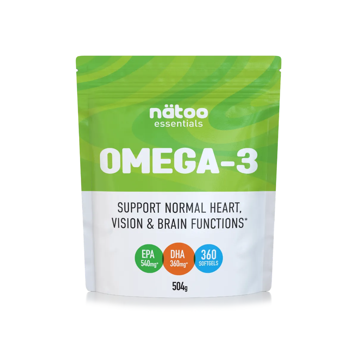 Natoo Essentials Omega-3 Integratore 60 Perle EPA DHA Vetro