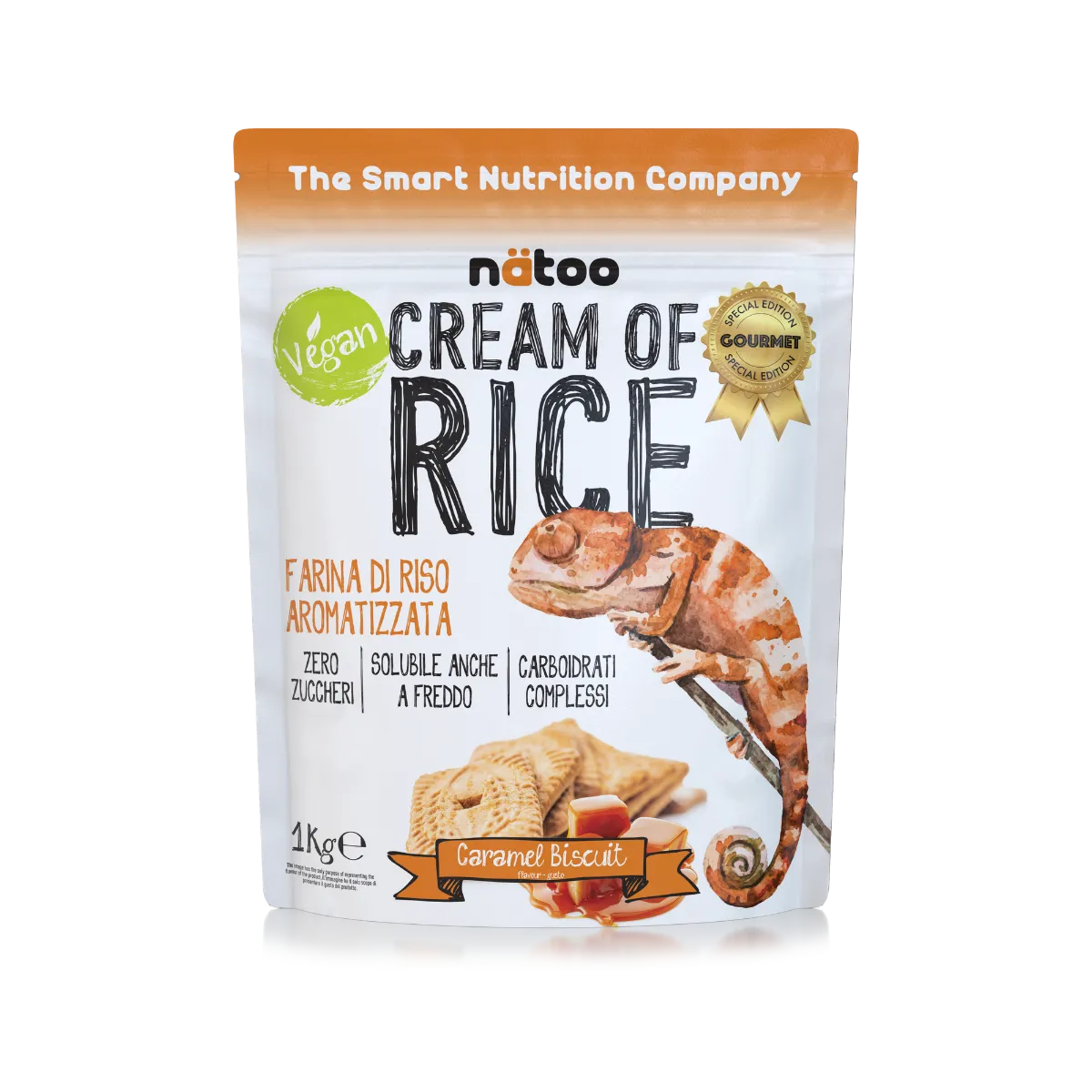 Natoo Crema di Riso aromatizzata Chocolate Brownie pre workout