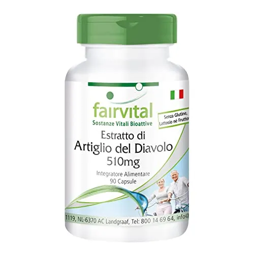 Fairvital Artiglio del Diavolo 510mg capsule 90pz arpagosidi