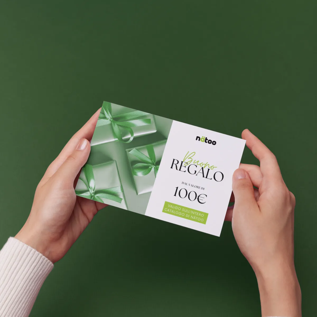 Natoo Buono Regalo card 25€ decorazione standard regalo fitness