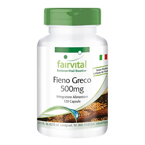 Fairvital Fieno Greco 500 mg capsule 120 pz 50% saponine