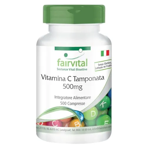 Fairvital Vitamina C Tamponata 500 mg compresse 500 pezzi