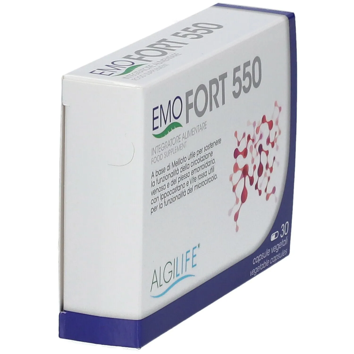 Algilife EmoFort 550 integratore 30 capsule vene