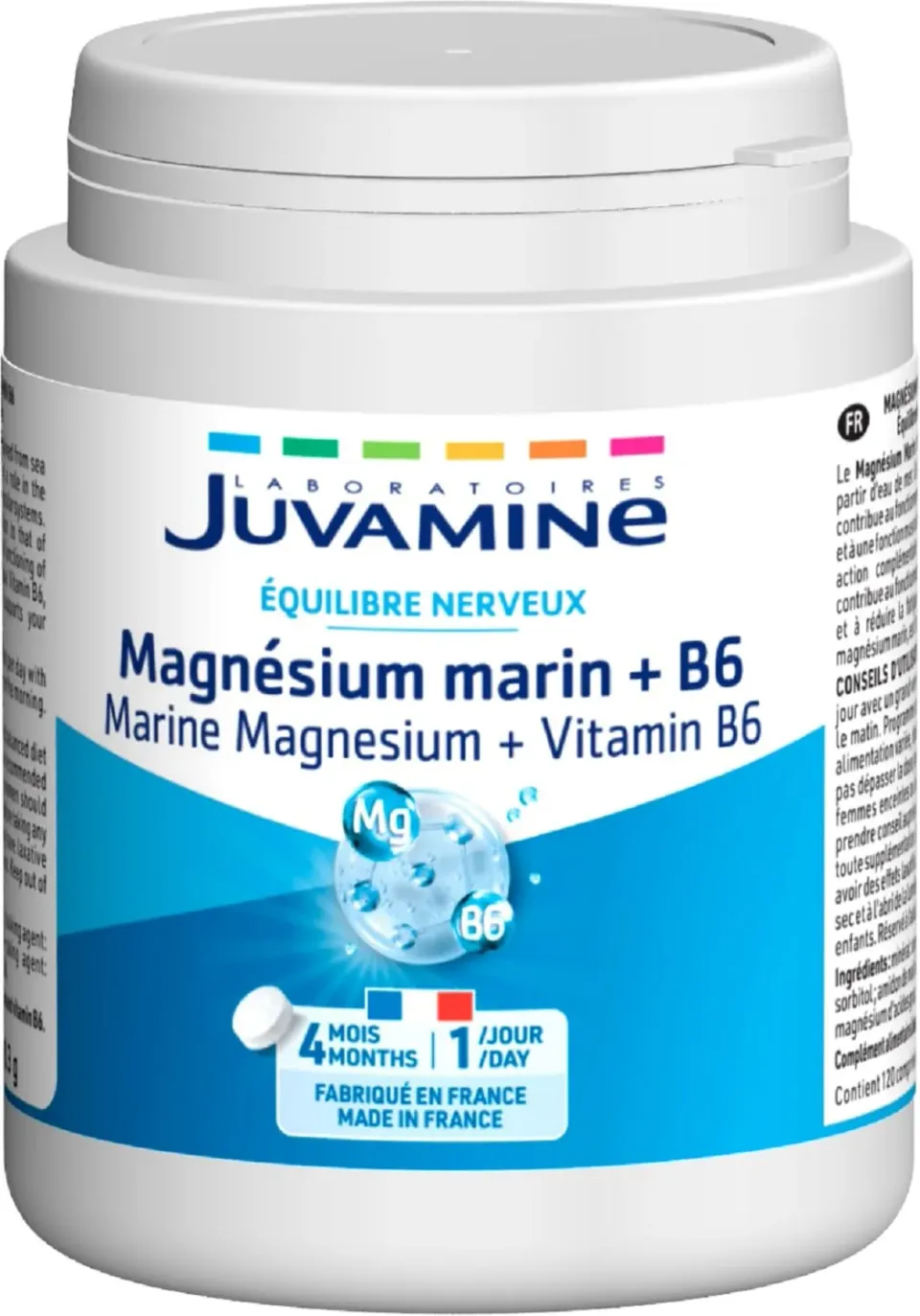 Juvamine Magnesio Marino B6 Compresse 120 Antistanchezza