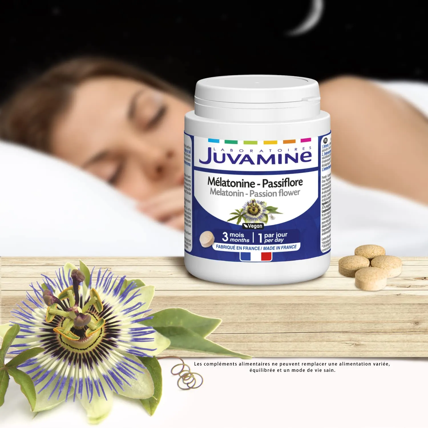 Juvamine Melatonina Passiflora Compresse 3 Mesi Sonno