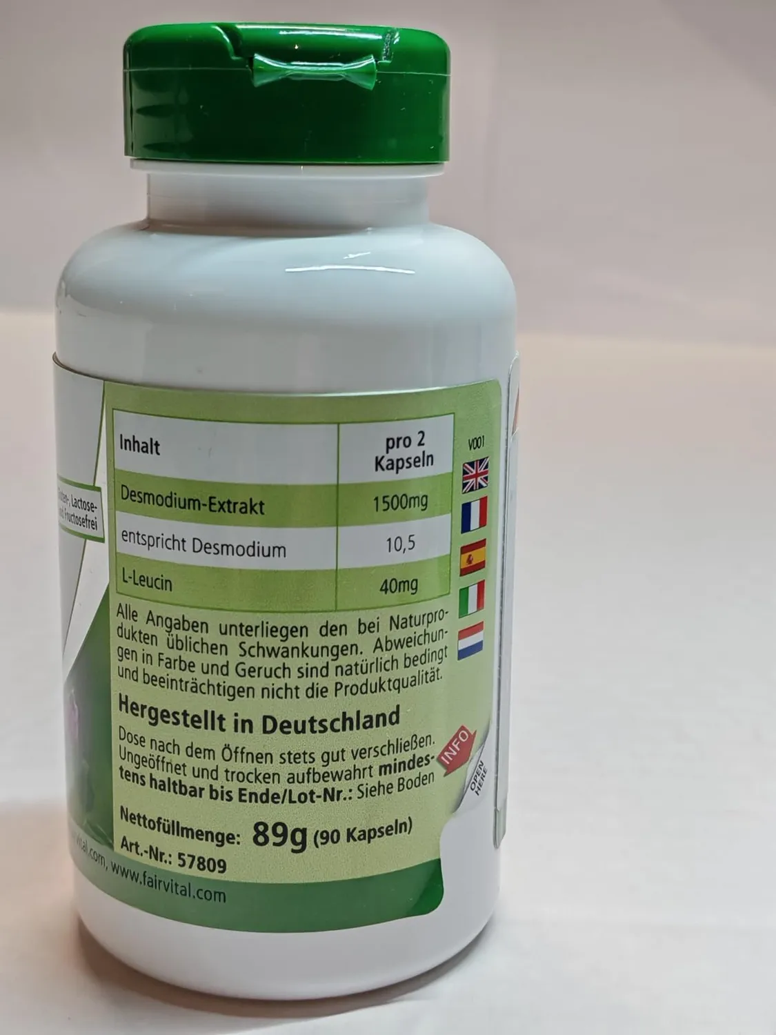 fairvital Desmodium estratto 90 capsule 1500 mg vegano