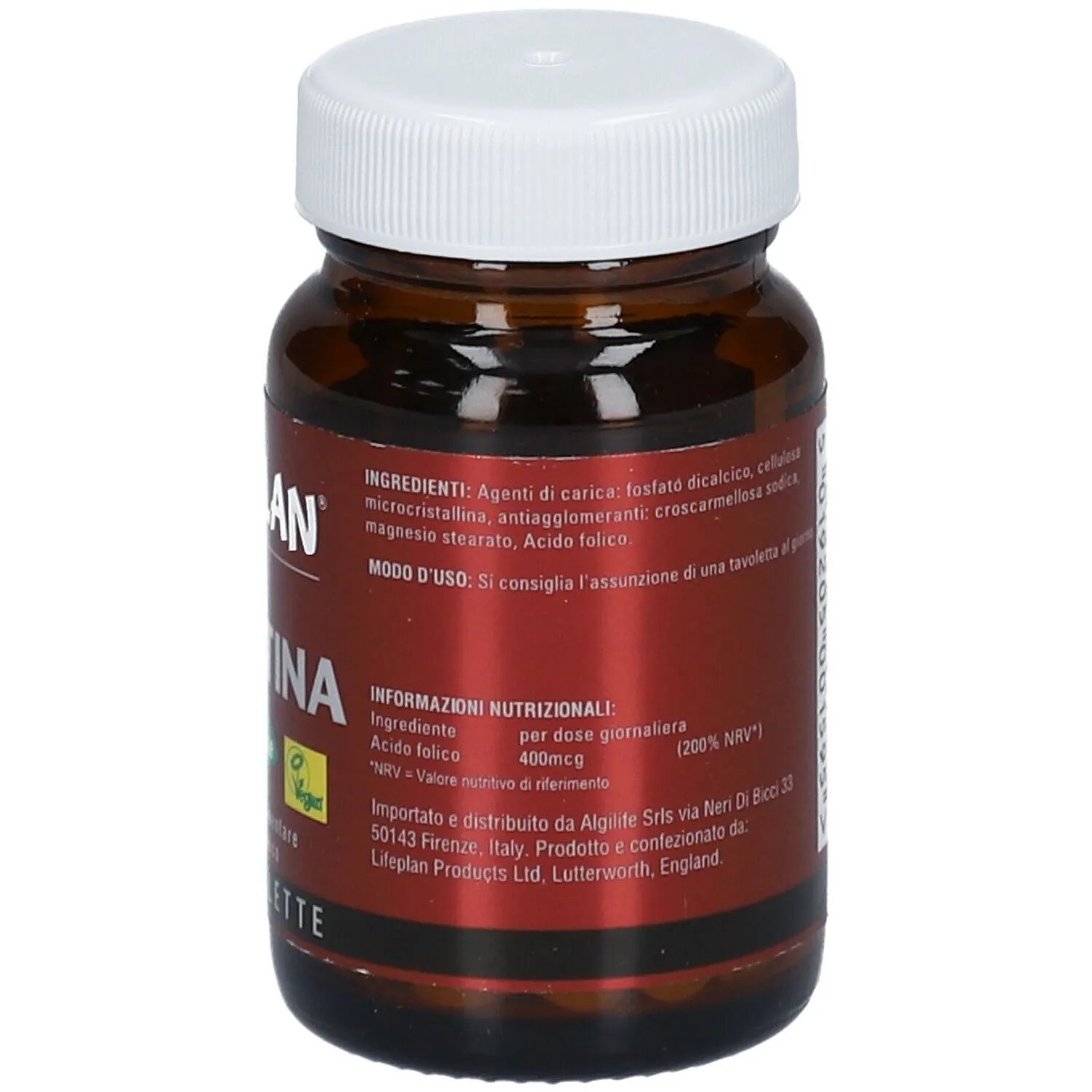 Algilife Folatina integratore acido folico 100 tavolette