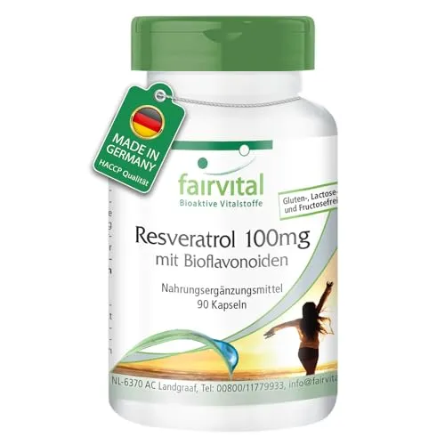 Fairvital Resveratrolo 100 mg Capsule 90 pz con OPC