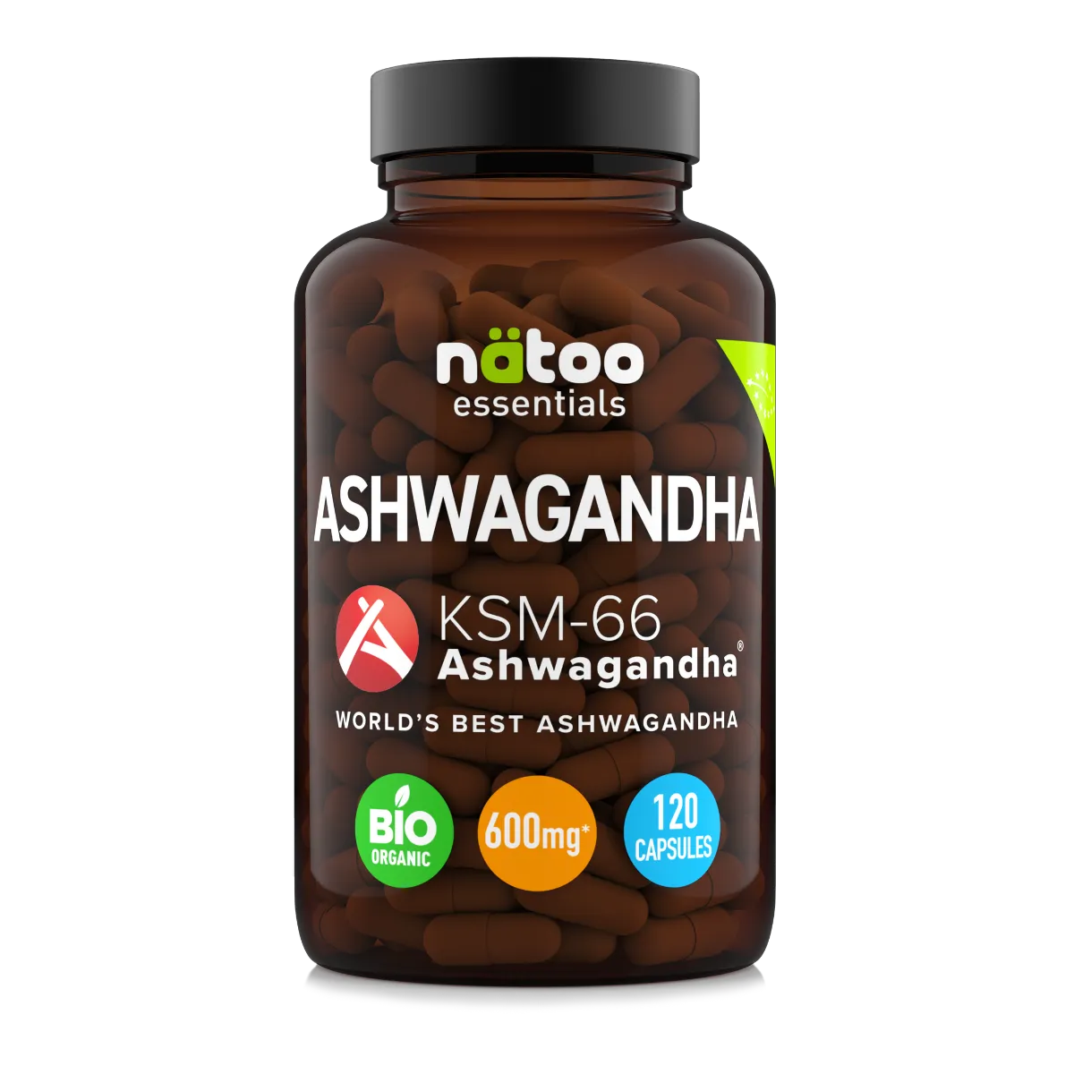 Natoo Essentials Ashwagandha KSM-66 Bio capsule 60 capsule titolate
