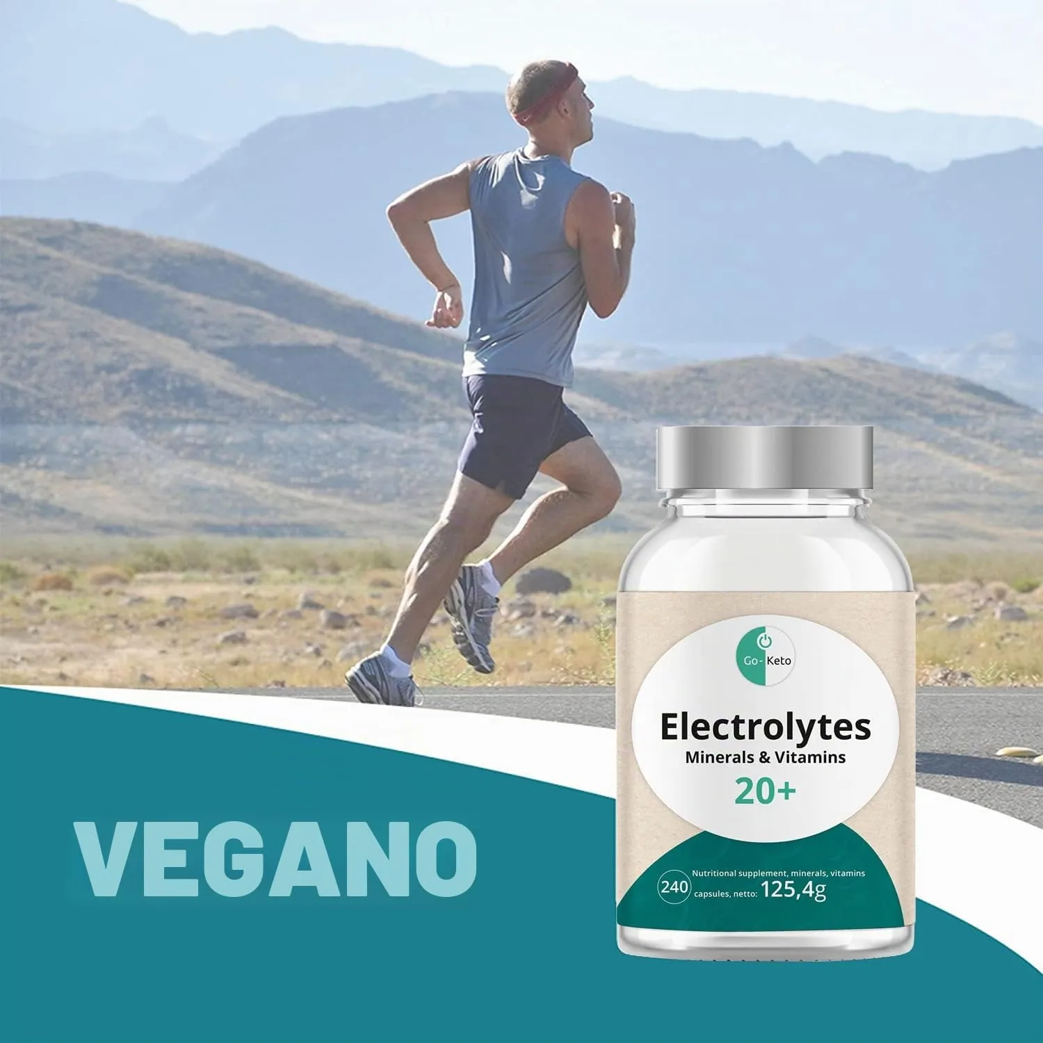 Go-Keto Electrolyte Mix integratore 180 capsule keto vitamine