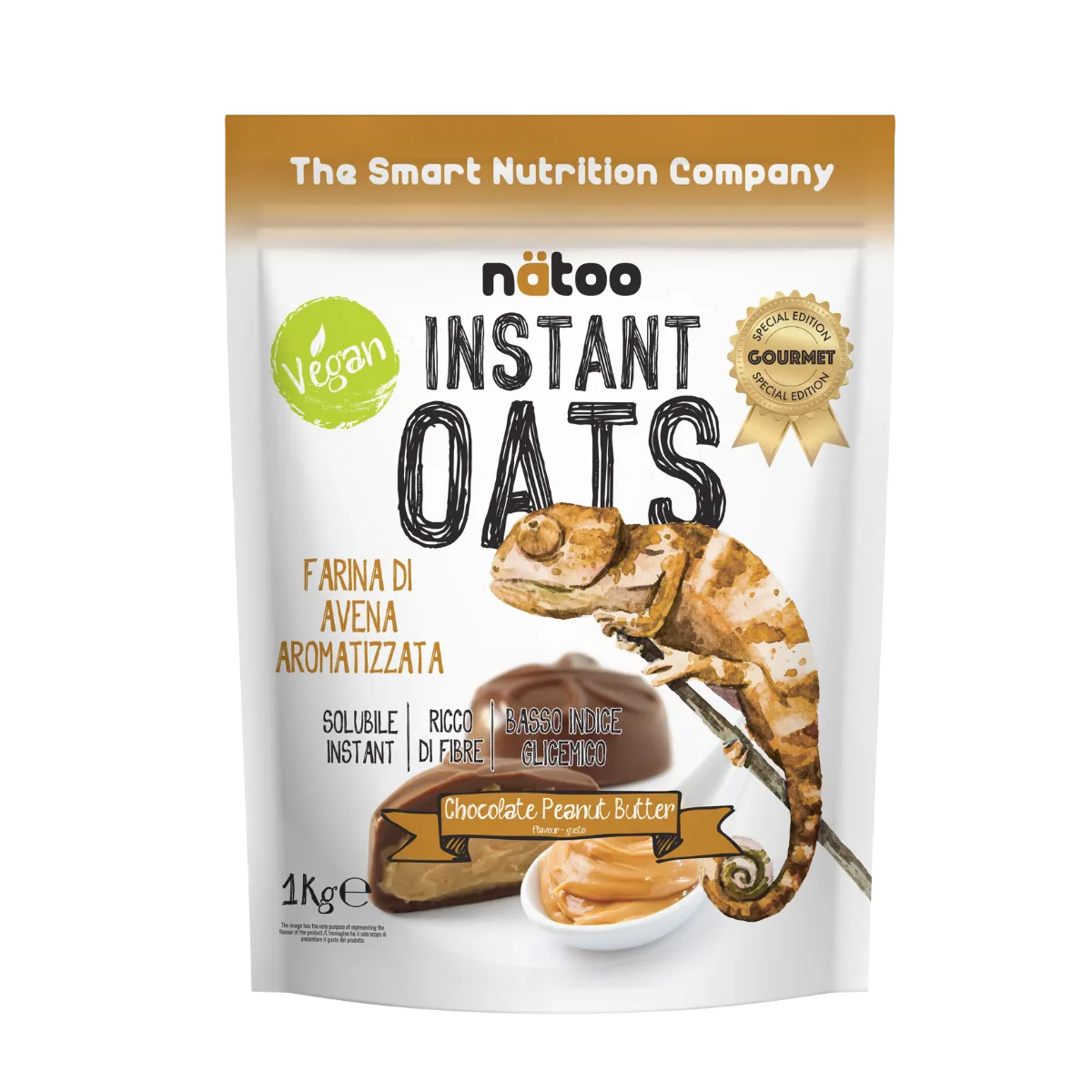 Natoo Farina Avena Istantanea neutra porridge fibre