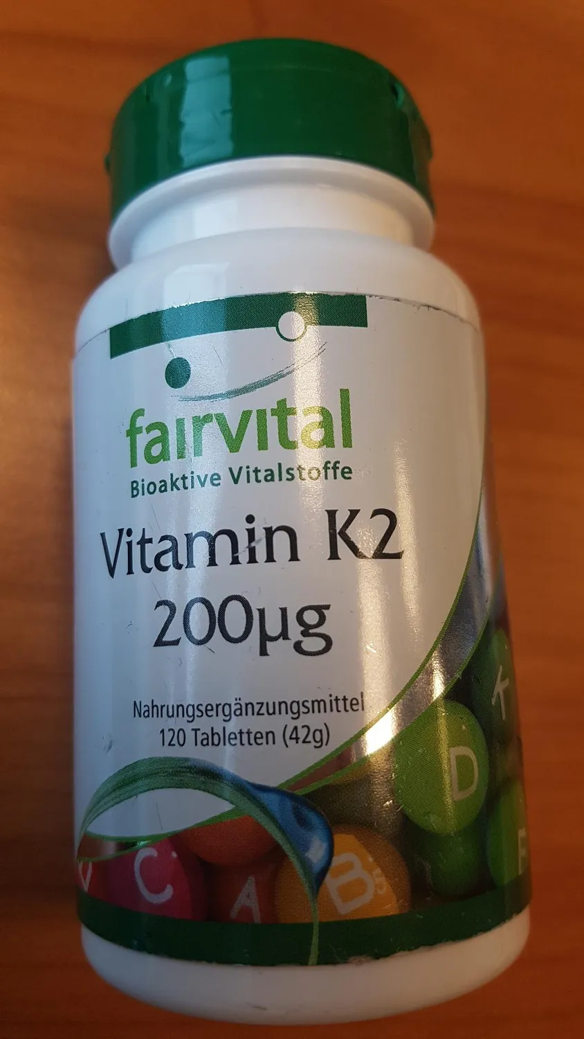 Fairvital Vitamina K2 MK-7 compresse 120 da 200 mcg vegano