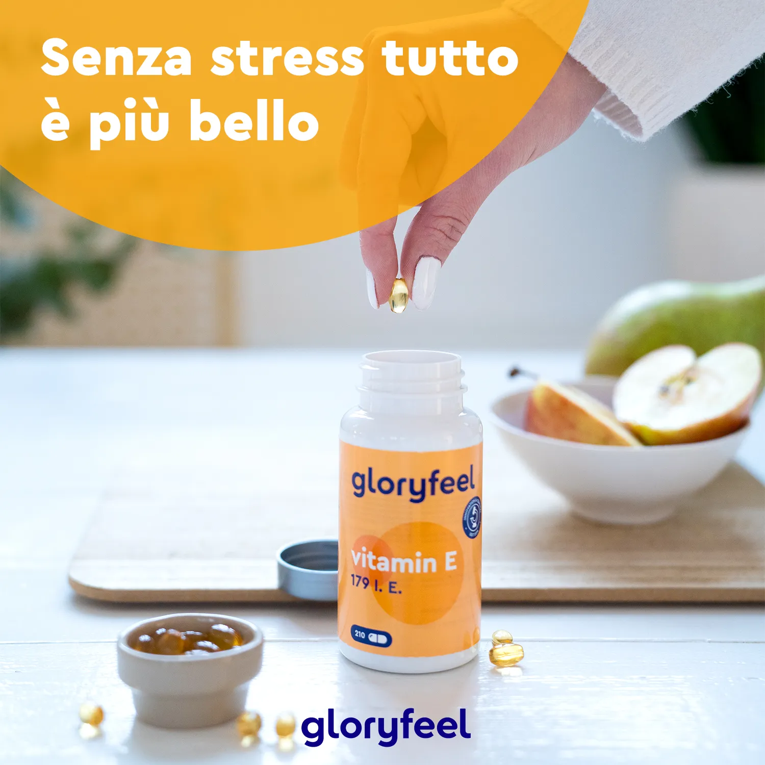 gloryfeel Vitamina E softgel capsule vitamina pura