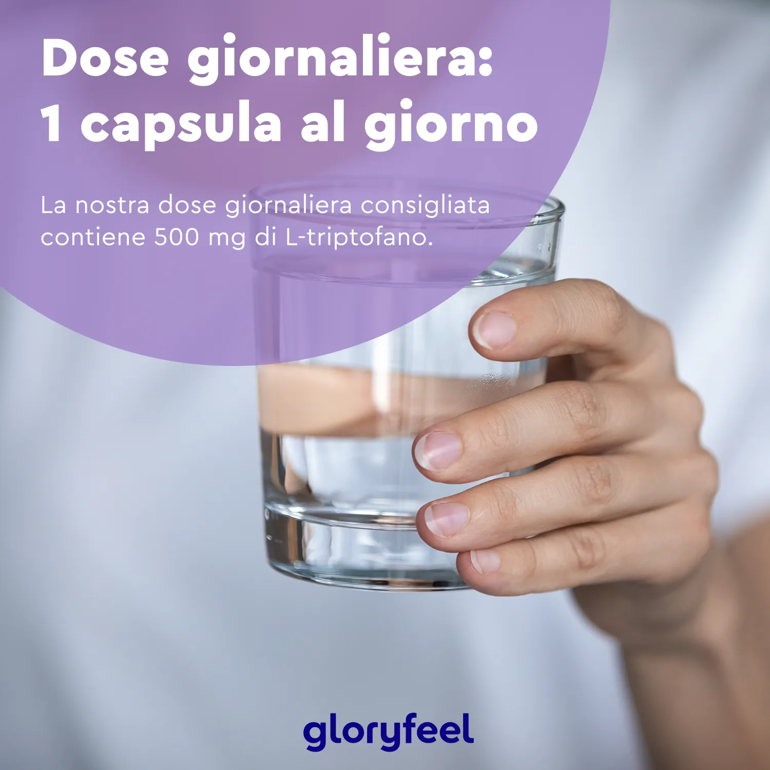 Gloryfeel L-Triptofano capsule amminoacidi relax