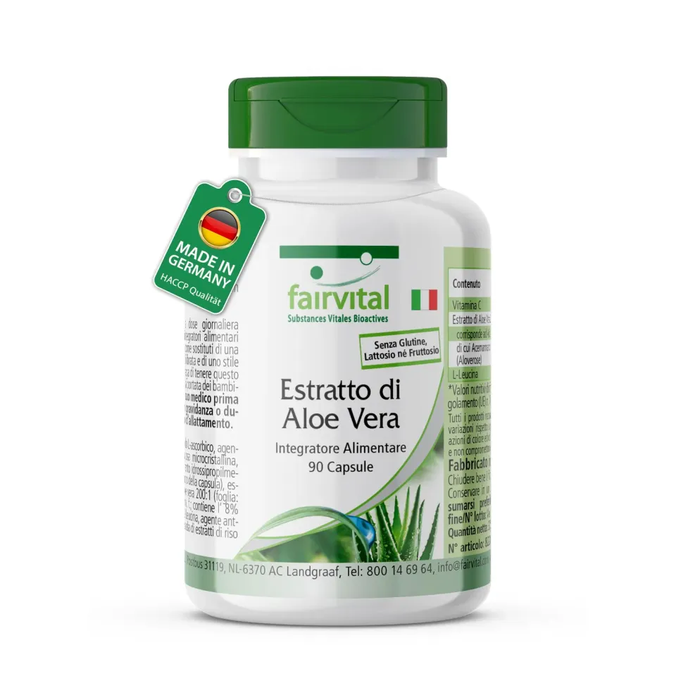 Fairvital Aloe Vera capsule 90 pezzi con vitamina C