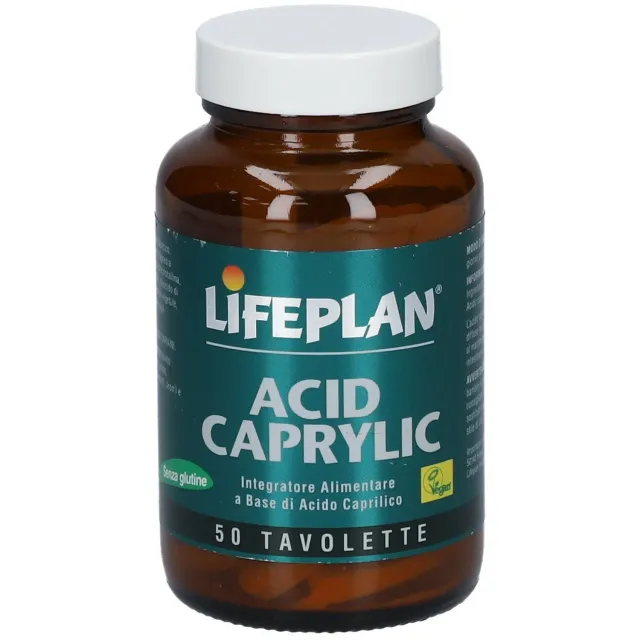 Algilife Lifeplan Acid Caprylic integratore 50 tavolette flora