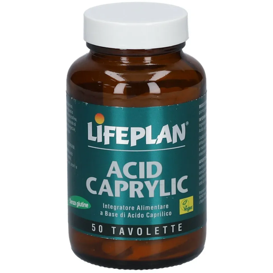 Algilife Lifeplan Acid Caprylic integratore 50 tavolette flora
