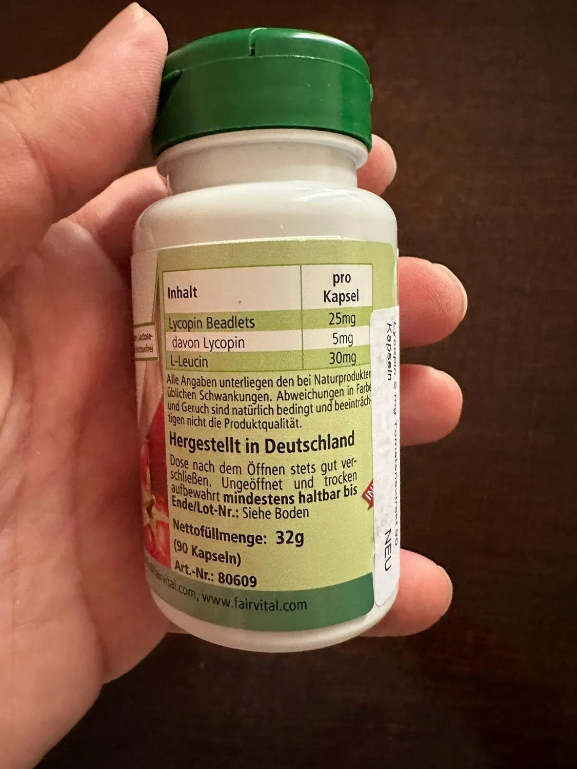 Fairvital Licopene 5 mg Capsule 90 pz Estratto Pomodoro
