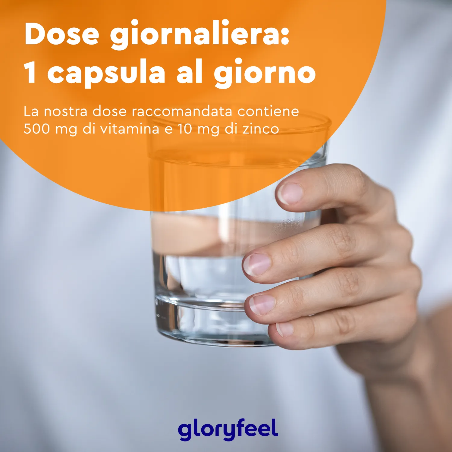 Gloryfeel Vitamina C + Zinco capsule 365 pezzi difese immunitarie