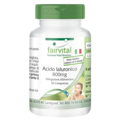 Fairvital Acido Ialuronico 800 mg compresse 30 compresse