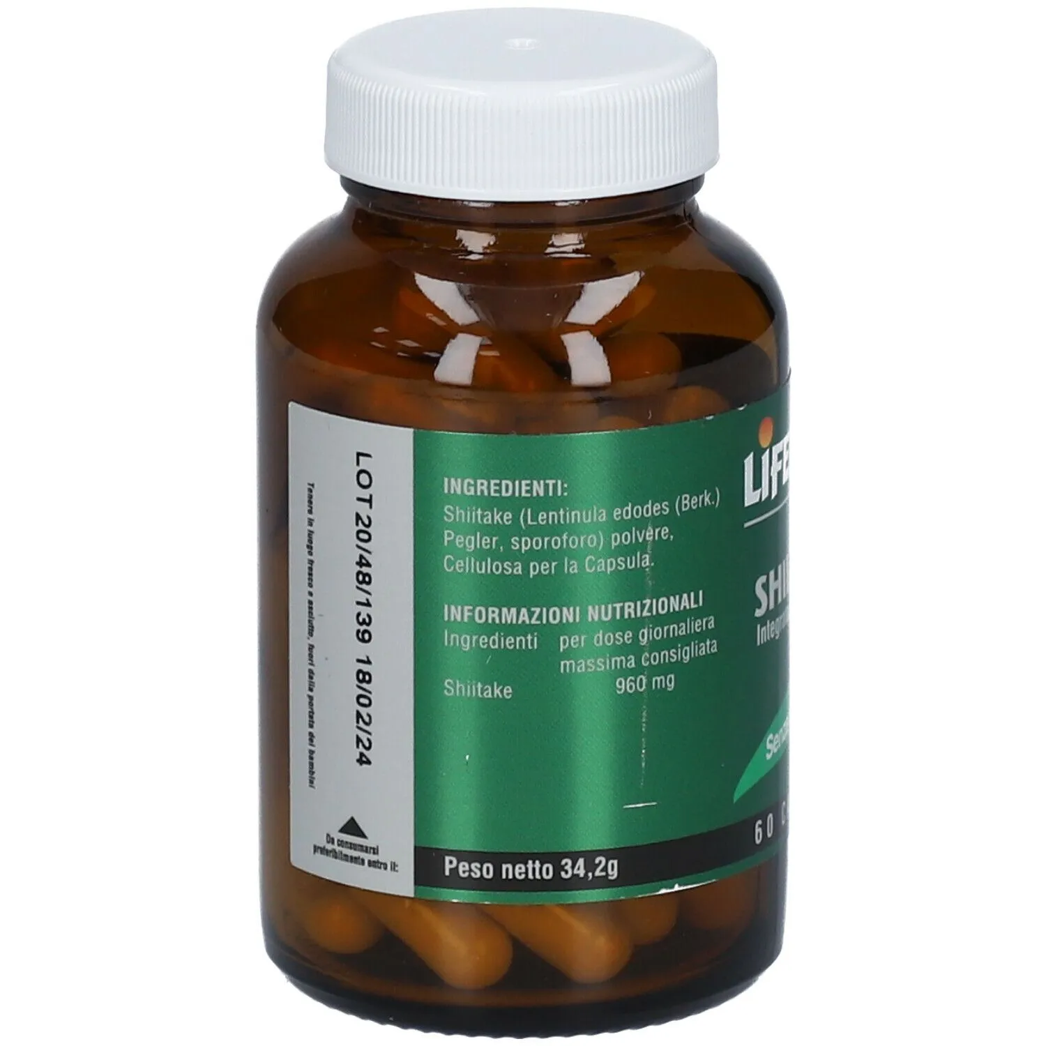 Algilife Shiitake integratore 60 capsule difese