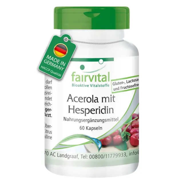 Fairvital Acerola Esperidina capsule 60 pz con vitamina C