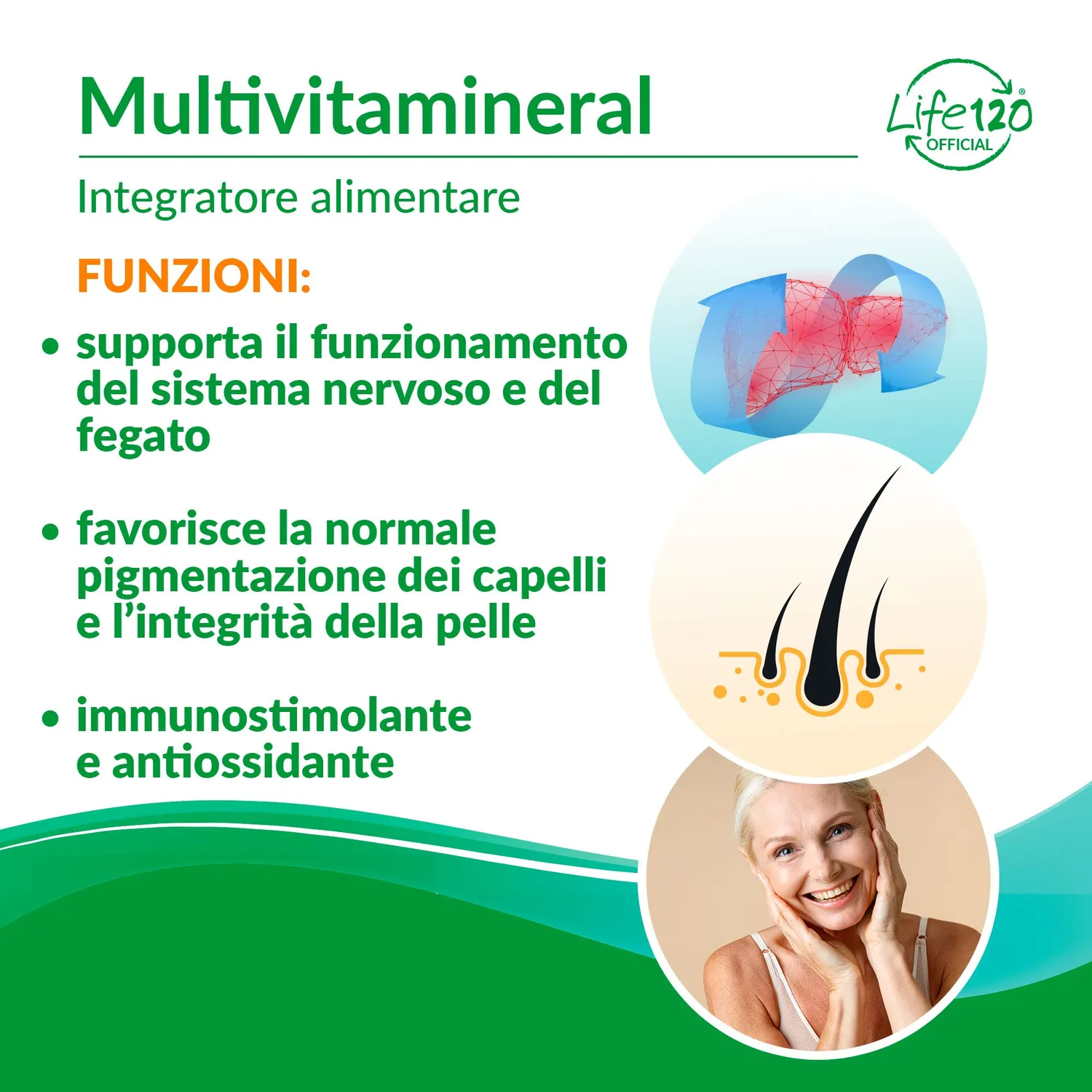 Life 120 Multivitaminico compresse 45 compresse con minerali