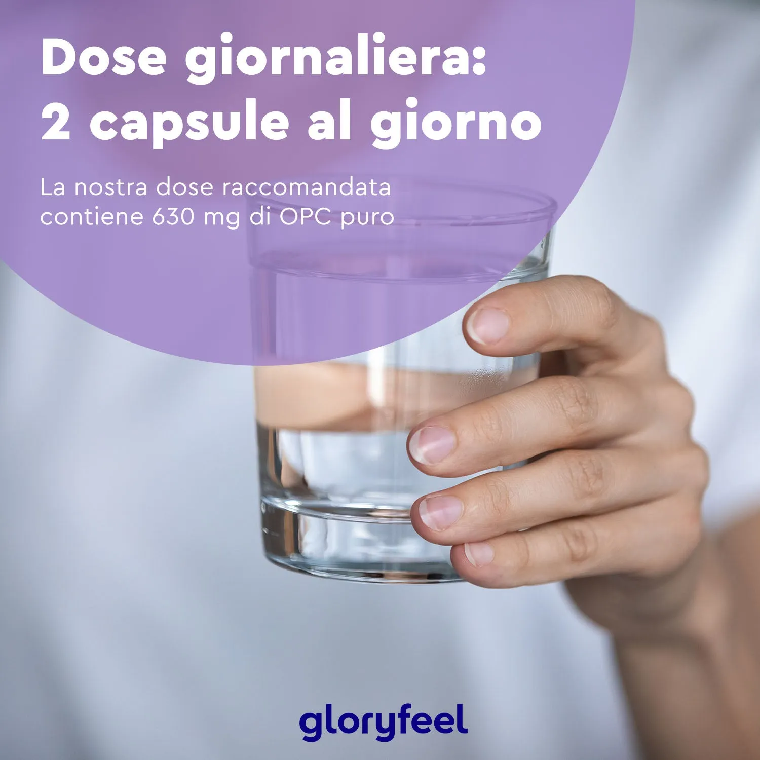 gloryfeel OPC Premium 180 capsule estratto semi uva