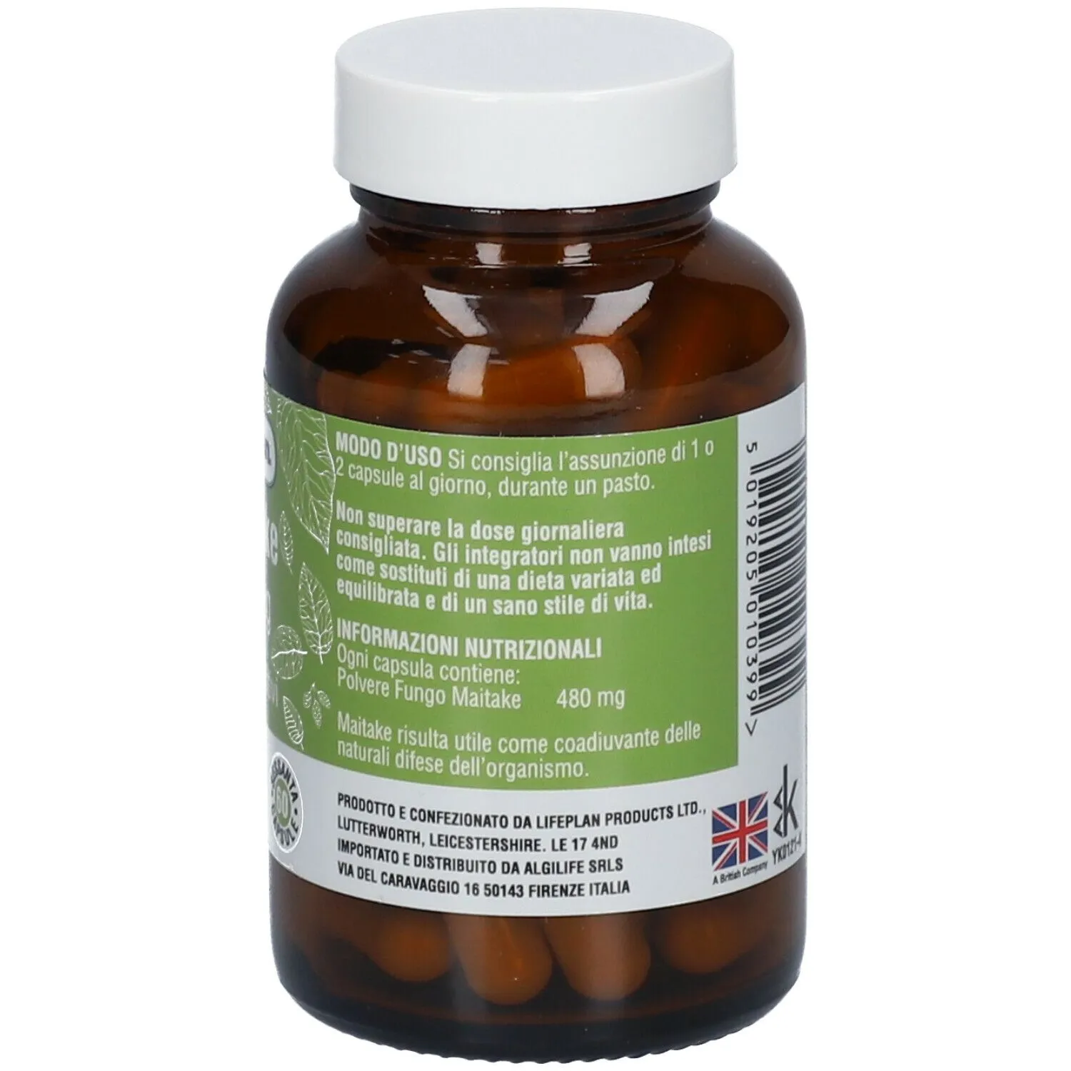 Algilife Maitake integratore capsule fungo puro