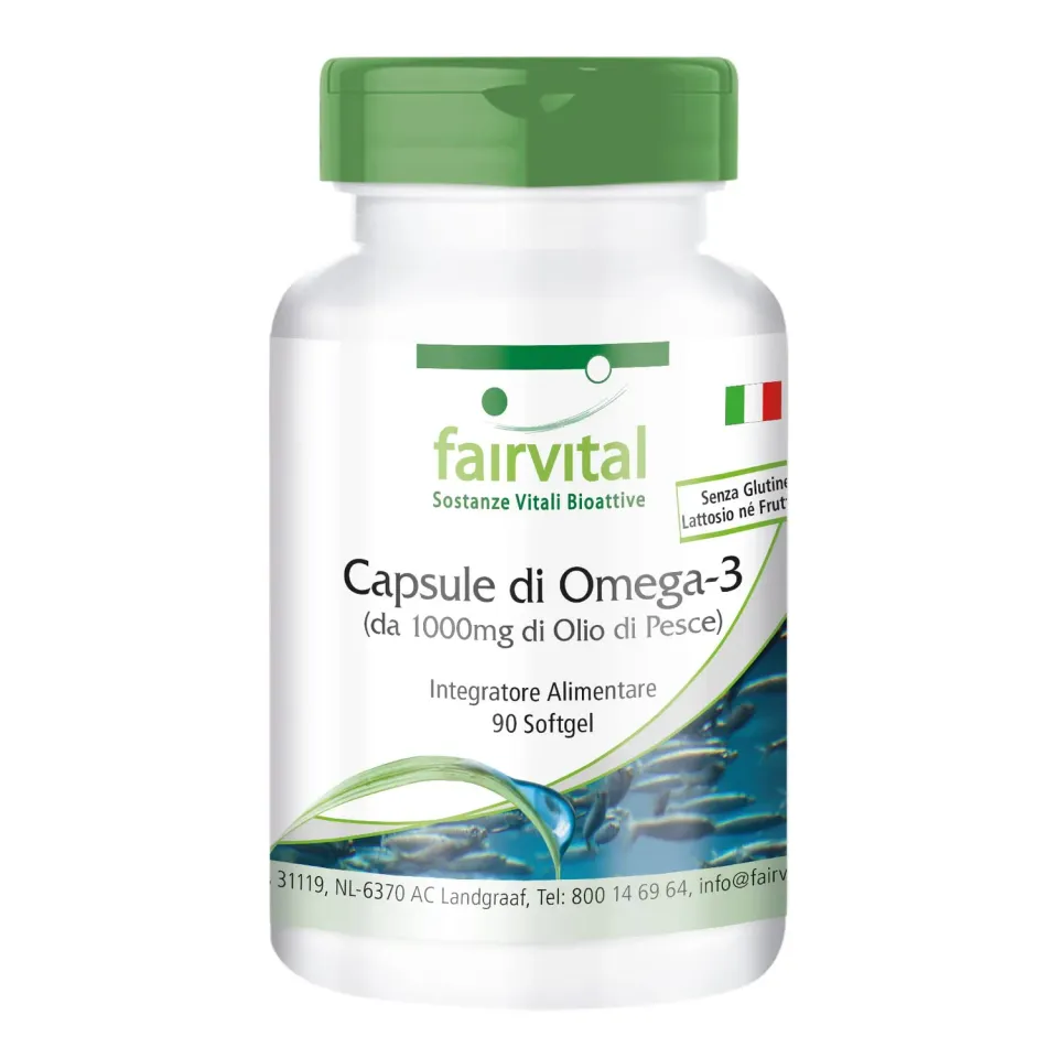 Fairvital Omega-3 1000 mg capsule 90 softgel EPA DHA