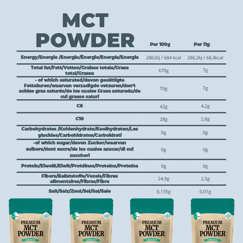 Go-Keto MCT Powder polvere 250 g cocco C8 C10