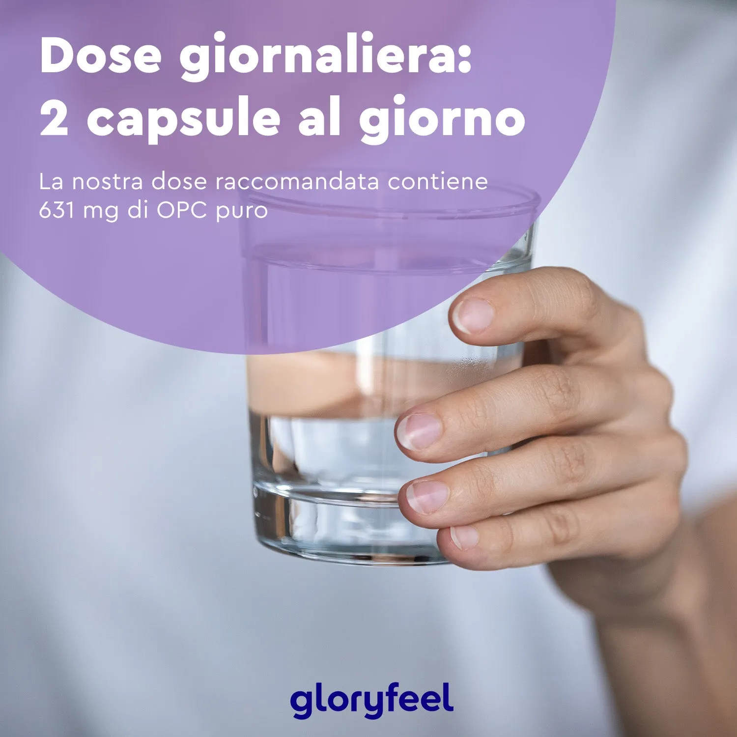 gloryfeel OPC 360 capsule integratore semi d'uva antiossidante