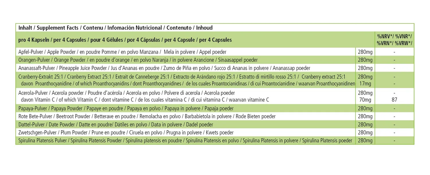 Fairvital Fruit Mix capsule 120 capsule multivitaminico naturale