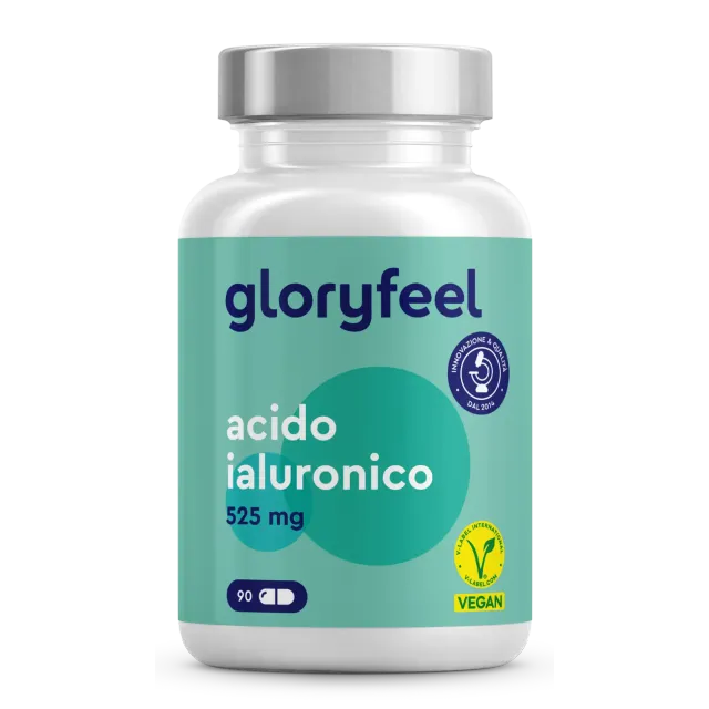 Gloryfeel Acido Ialuronico capsule 90 pezzi 525 mg idratazione