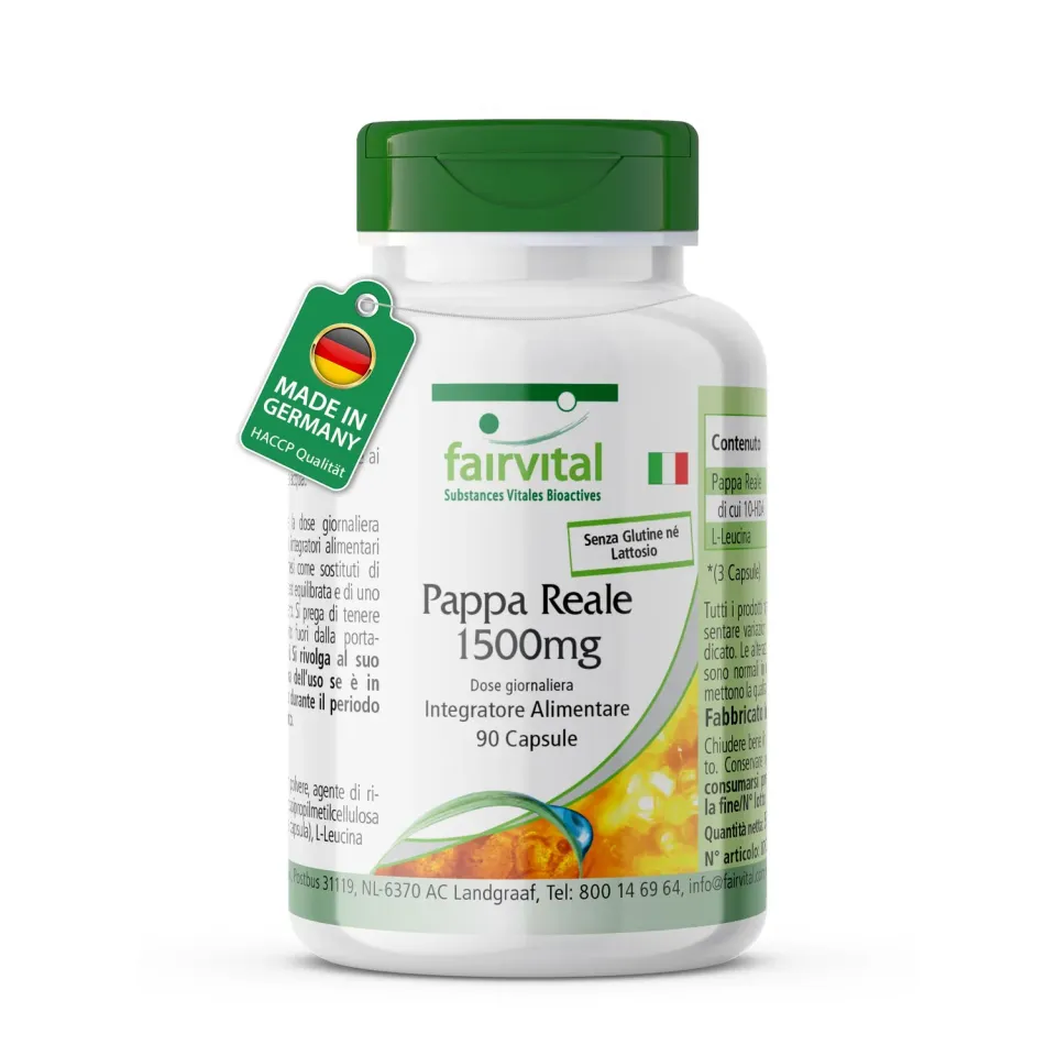 Fairvital Pappa Reale 1500 mg capsule 90 capsule 4% 10-HDA
