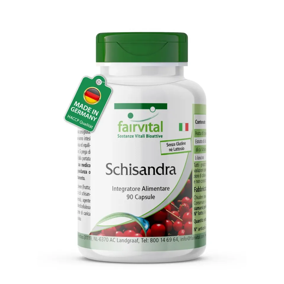 Fairvital Schisandra estratto capsule 90 capsule 9% schisandrina