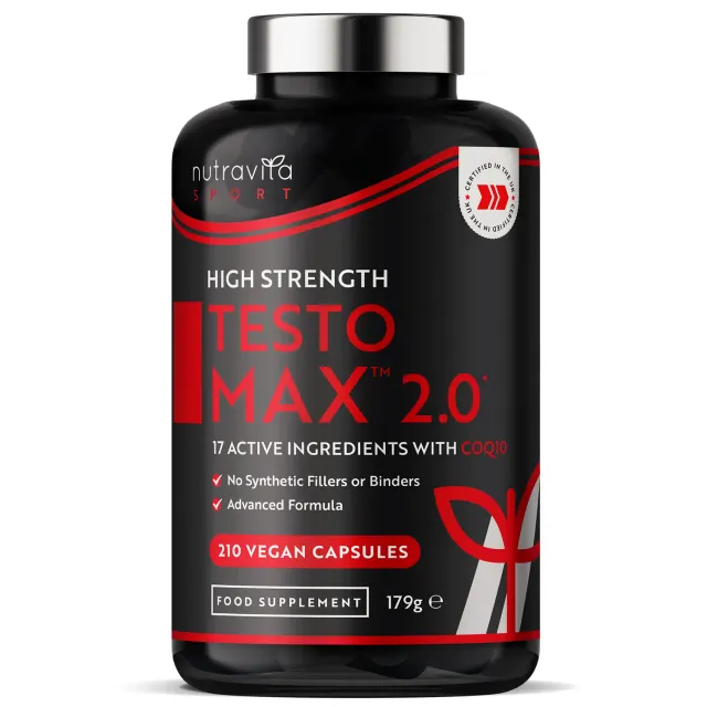 Nutravita TestoMax 2.0 Integratore uomo 210 capsule zinco