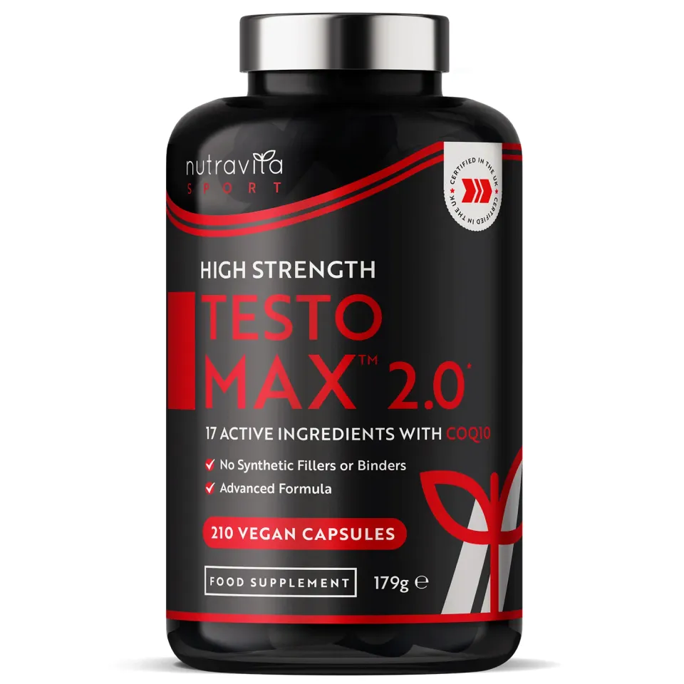 Nutravita TestoMax 2.0 Integratore uomo 210 capsule zinco