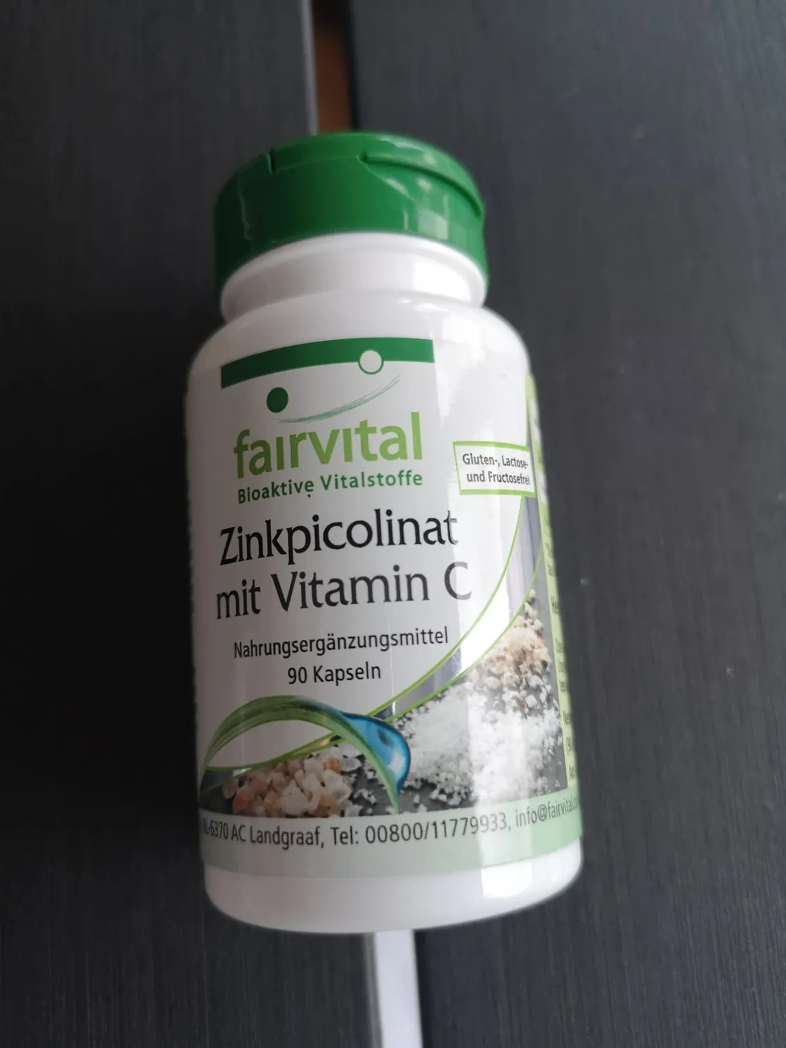 Fairvital Zinco Picolinato Vitamina C capsule 90 vegane zinco 10 mg