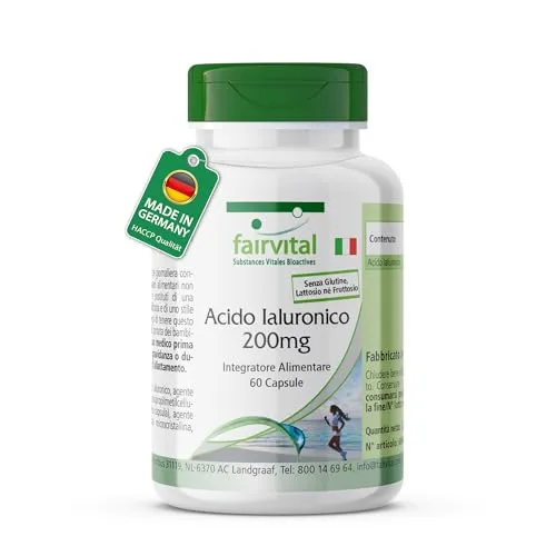 Fairvital Acido Ialuronico 200 mg Capsule 60 pz Vegane