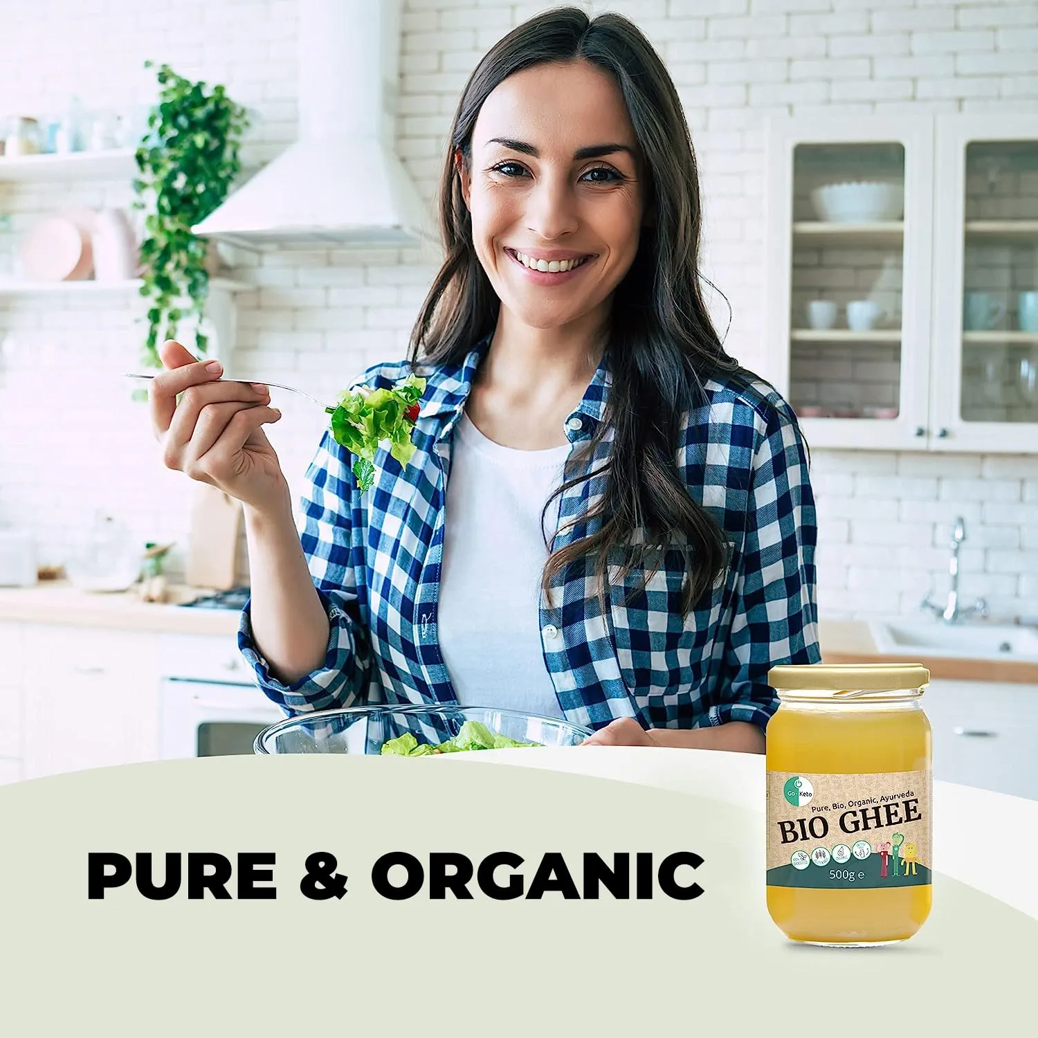 Go-Keto Bio Ghee burro chiarificato 500g senza lattosio