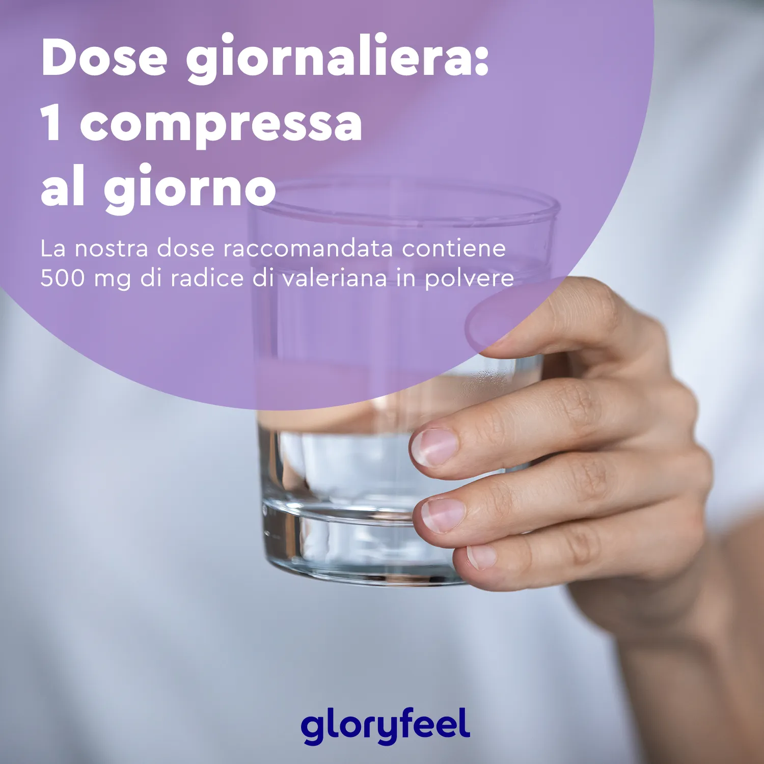 gloryfeel Valeriana Compresse vegan relax sonno