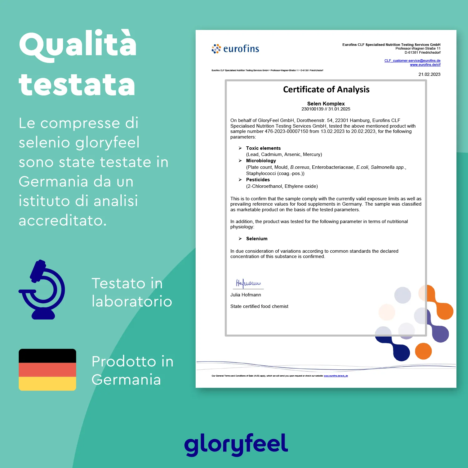 gloryfeel Selenio Complex 365 compresse vegane