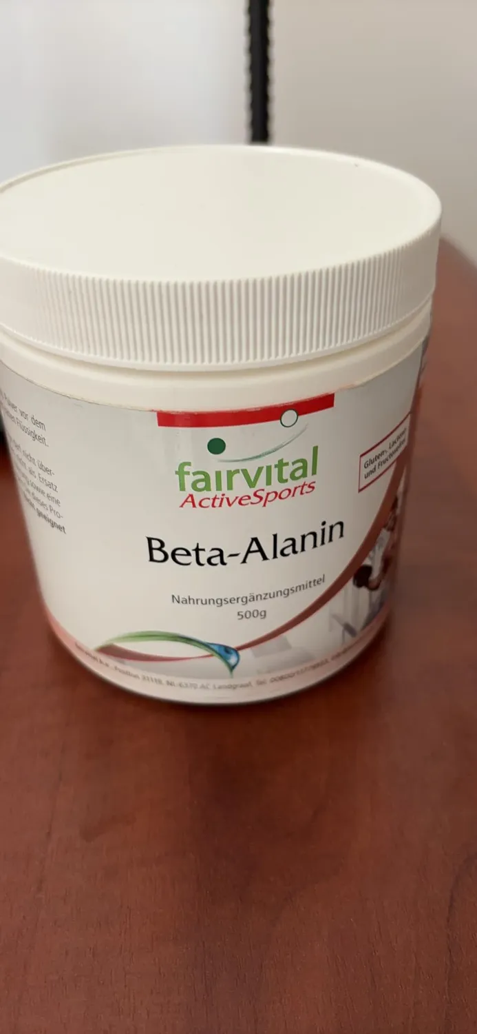 Fairvital Beta-Alanina polvere 500 g pura vegana