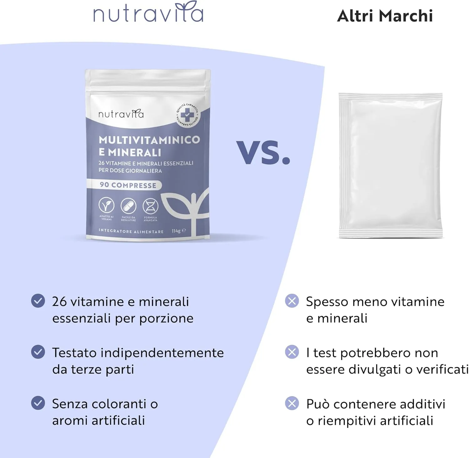 Nutravita Multivitaminico Completo compresse vegane 90 unisex