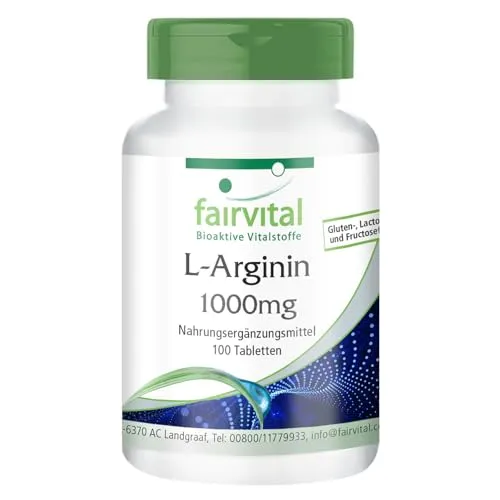 Fairvital L-Arginina 1000 mg 100 compresse alto dosaggio