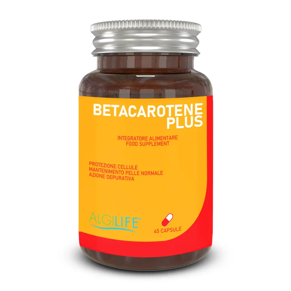 Algilife Betacarotene Plus integratore 45 capsule pelle